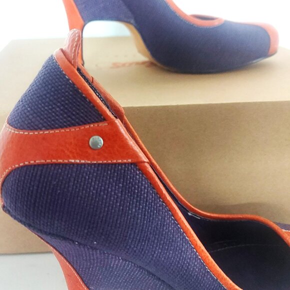 Diesel Purple and Orange Pumps - Size 37 (US 7) - Picture 6 of 10